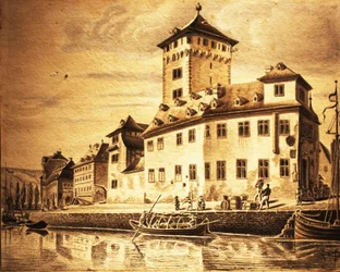 The Former Electoral Castle of Boppard in 1854